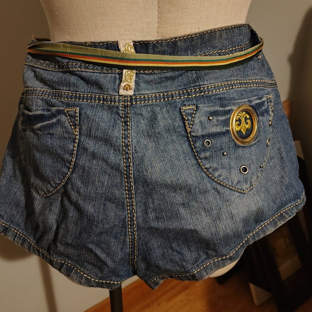 Blue jean shorts